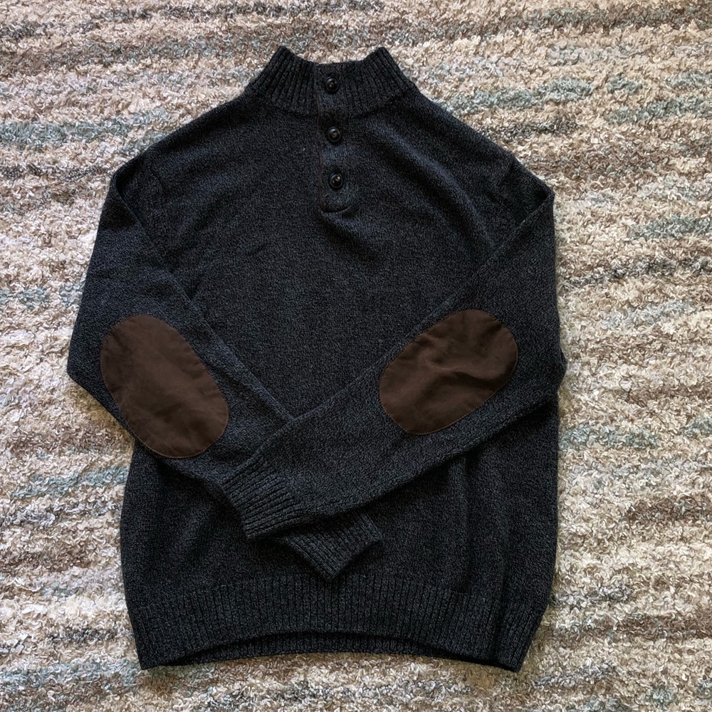 Chaps Men’s 1/4 Button Sweater